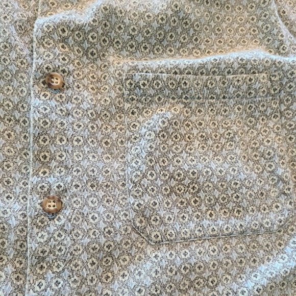 MAXX FM 90s Vintage Men's Size XL Shirt Camp Abstract Made USA Cotton Button Up - Picture 7 of 8